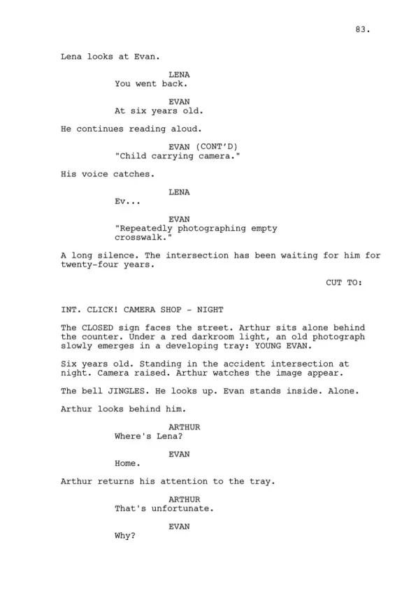 Behind the Still sample page
