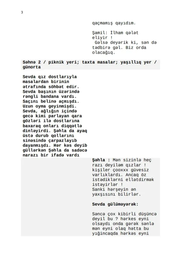 Bir Könül Sındırmışam sample page