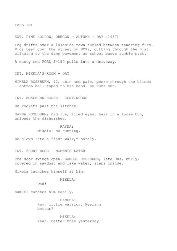 Mikela's Monsters first page