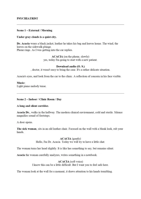 Psychiatrist first page