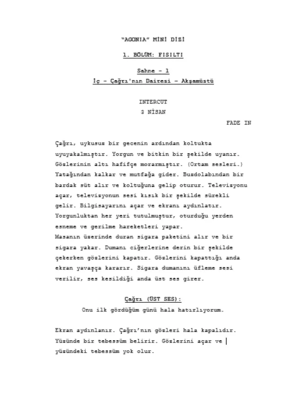 AGONIA first page