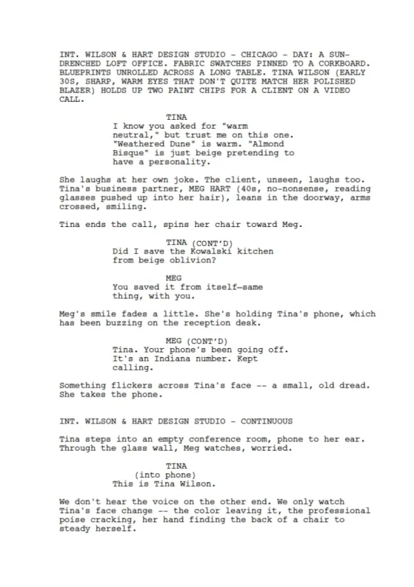 The Heart of Lake Wawasee first page