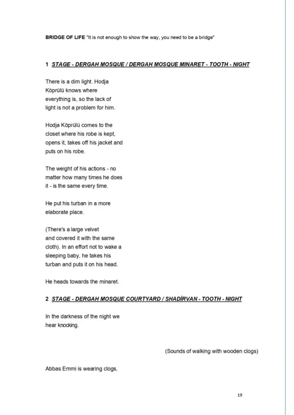 BRIDGE LIFE first page