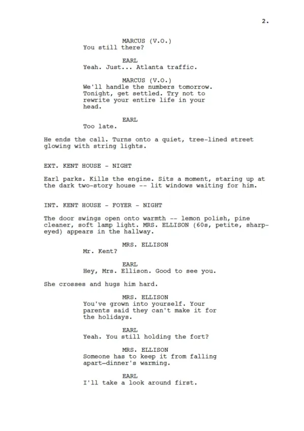 Under The Christmas Lights sample page