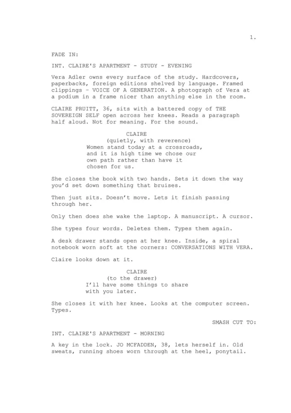 The Devoted first page