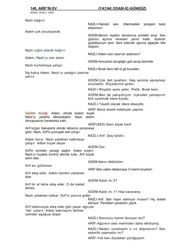 ŞARJÖRE ÜÇ MERMİ KOYDUM sample page