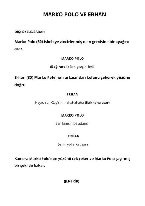 MARKO POLO VE ERHAN first page thumbnail