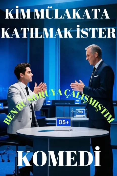 KİM MÜLAKATA KATLMAK İSTER scenario poster