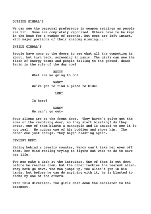 SCIENCE FICTION sample page thumbnail