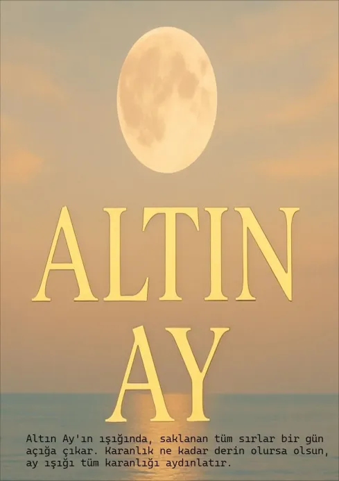 ALTIN AY scenario poster