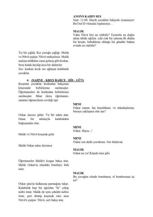 ÇİÇEKLER VE ÇINARLAR sample page thumbnail
